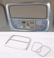 3pcs abs car front rear reading light lamp cover trim for honda crv 2012 2013 2014 2015 automotive decoration accessories