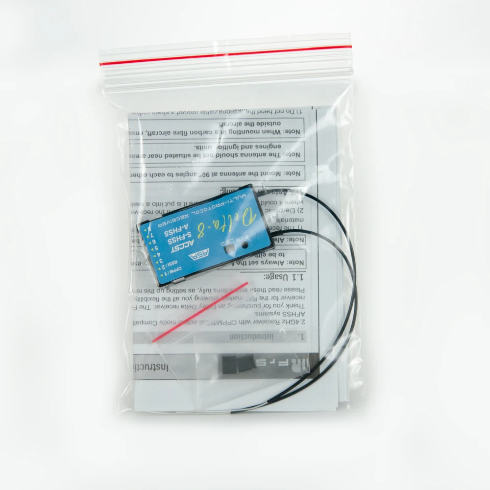 FrSky Delta-8 мультибрендовый приемник 2,4 ГГц 8CH D8/V8 Futaba S-FHSS/FHSS Hitec AFHSS совместимый