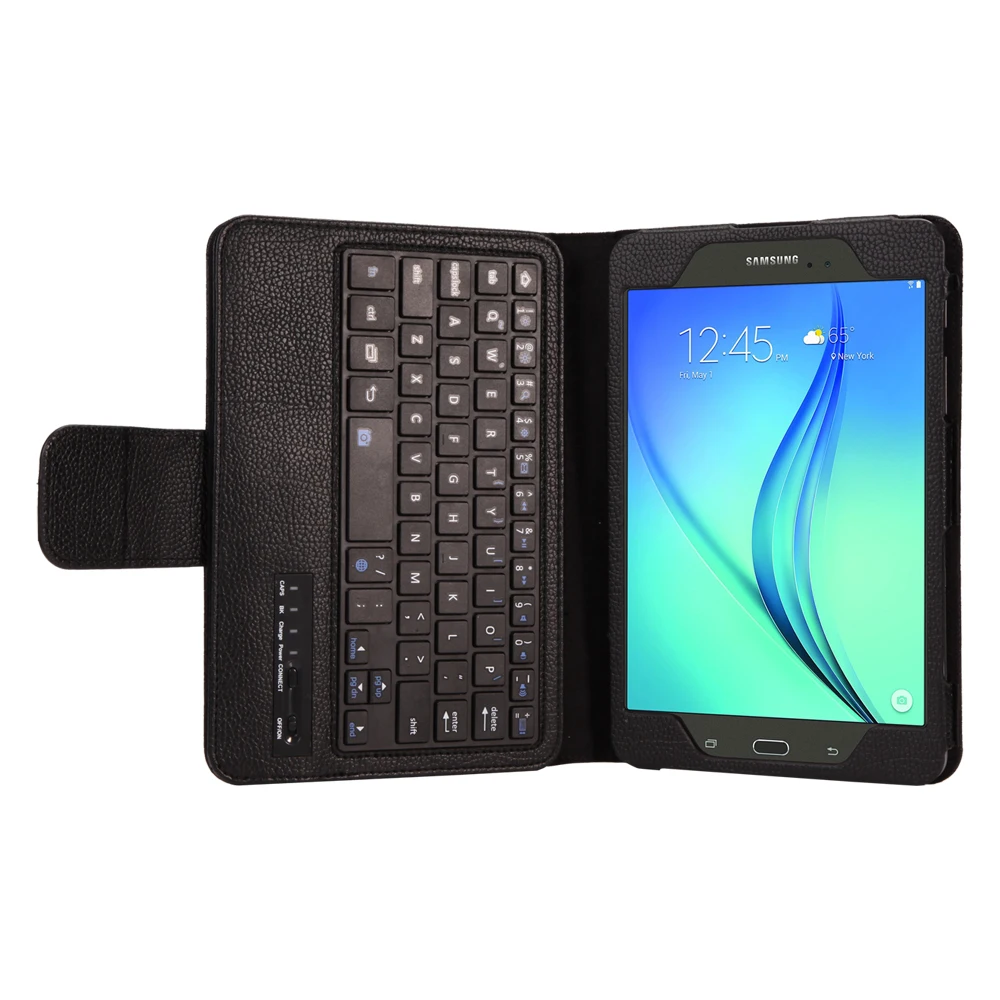 Отсоединяемый беспроводной Bluetooth чехол-клавиатура для samsung Galaxy Tab A 8,0 SM-T350 T350 T355 P350 с защитной пленкой для экрана