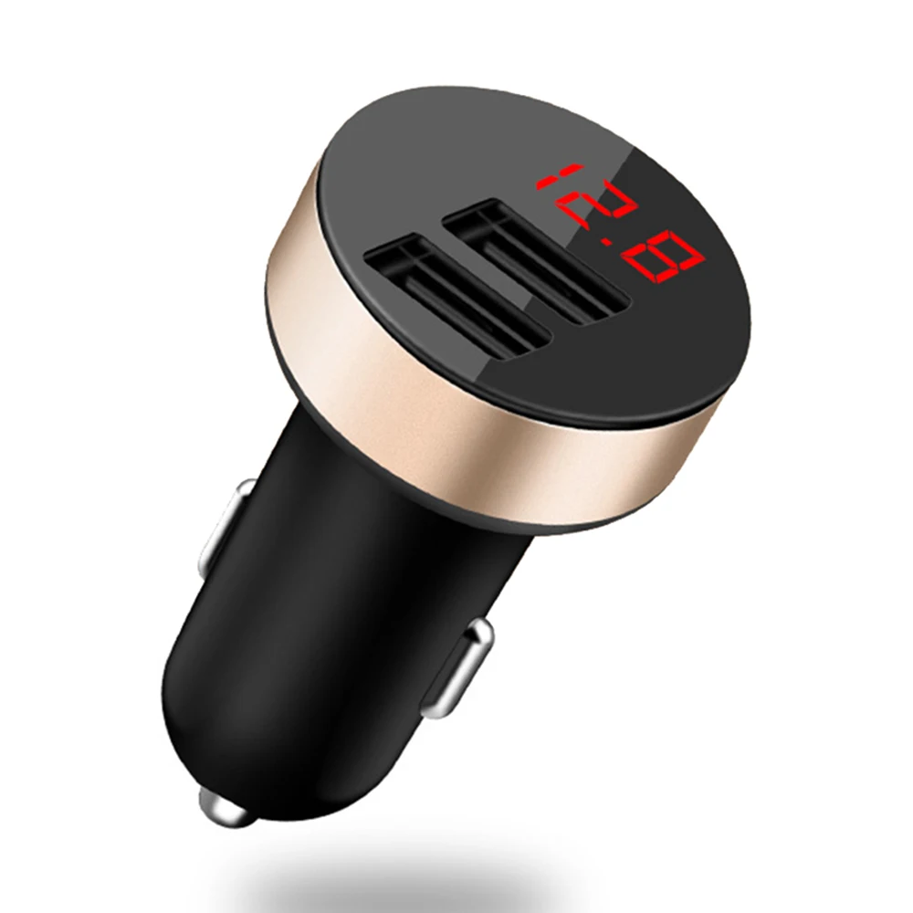 Автомобильное зарядное устройство 5 V/3.1A Быстрая зарядка двойной USB 2 порта