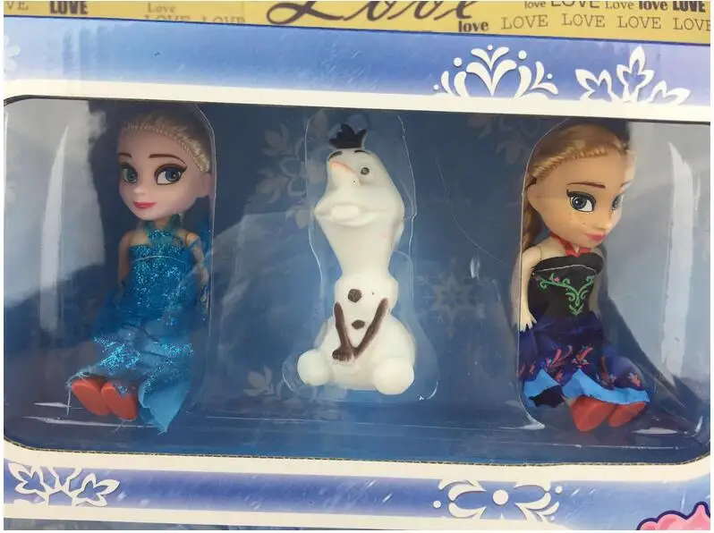 Снежная Королева Принцесса Эльза и Анна Друзей Серии Куклы для Девочек Игрушки