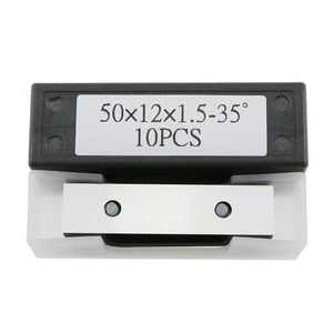 2 дюйма (50 мм) двусторонний скребок из карбида вольфрама с двойным краем, сменные строгальные лезвия для деревообрабатывающих строгальных резцов, 10 шт.