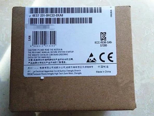 

Оригинал в новой коробке EM231 CN6ES7231-0HC22-0XA8 6ES7 231-OHC22-OXA8