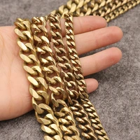 solid brass diy key connector men belt pants keychaintrousers jeans wallet chain metal bag chain leather crafts accessories