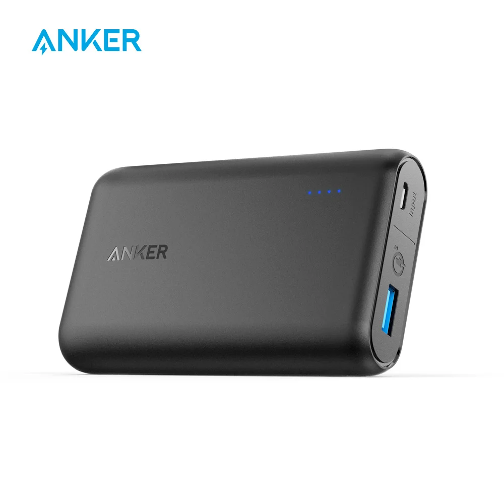 Anker power Core speed 10000 QC IQ Qualcomm Quick Charge 3 0 портативное зарядное устройство 10000mAh Bank для iPhone