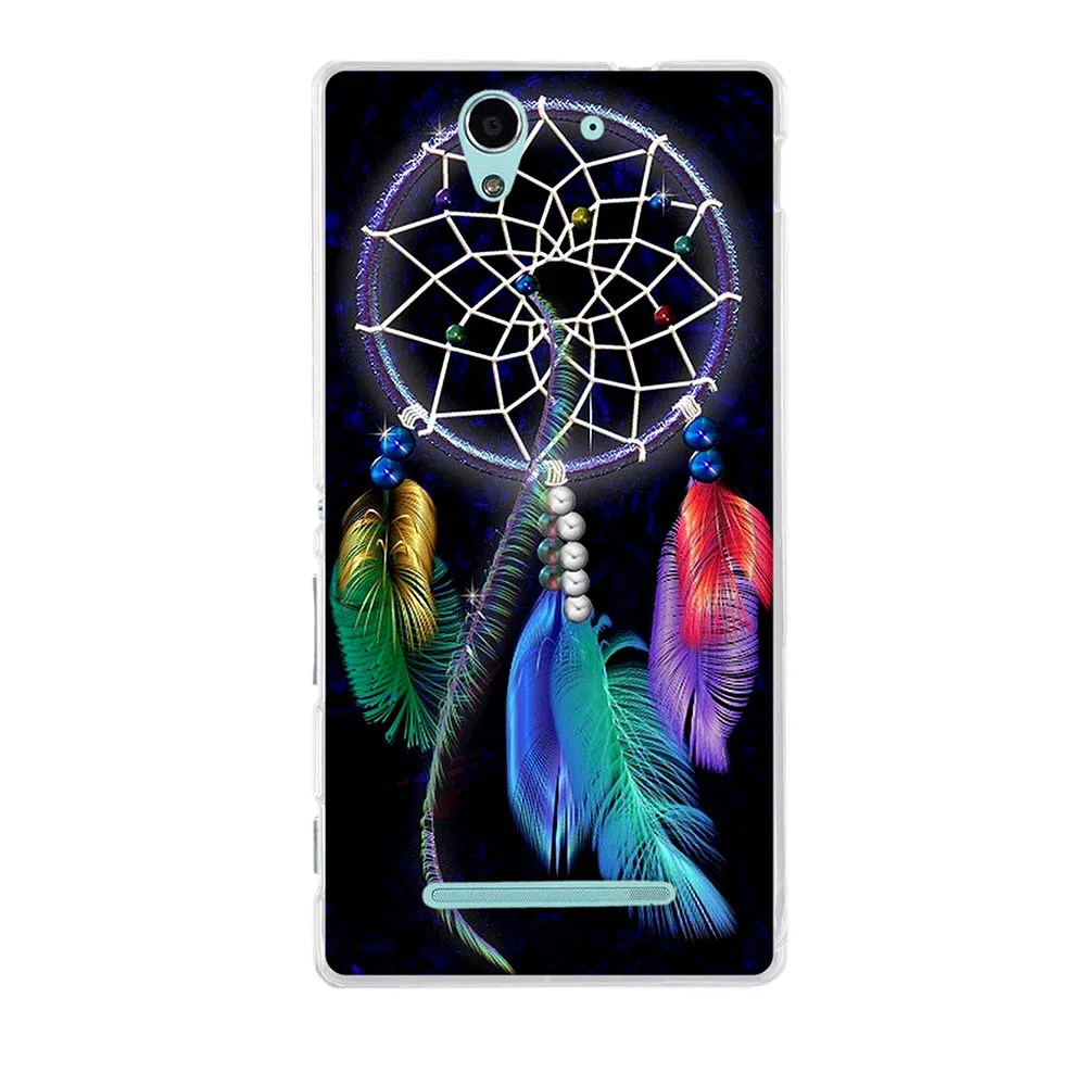 Мягкий чехол из ТПУ для Sony Xperia C3 D2533 D2502 S55T S55U 5 дюйма силиконовый задней панели