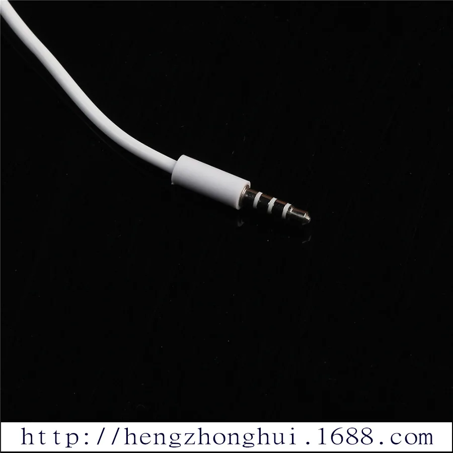 Новый белого цвета 3 5 мм 4 полюсный аудио стерео наушники мужского и женского пола