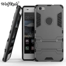 For Cover Huawei P8 lite Case for Huawei P8 lite Silicone Rubber Robot Armor Back Phone Cover Case for Huawei P8 lite ALE-L21