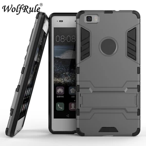 for cover huawei p8 lite case for huawei p8 lite silicone rubber robot armor back phone cover case for huawei p8 lite ale l21 free global shipping