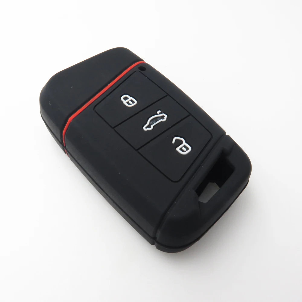 Xinyuexin силиконовый чехол для автомобильного ключа VW Magotan Passat B8 Skoda A7 Smart Remote Key Protector
