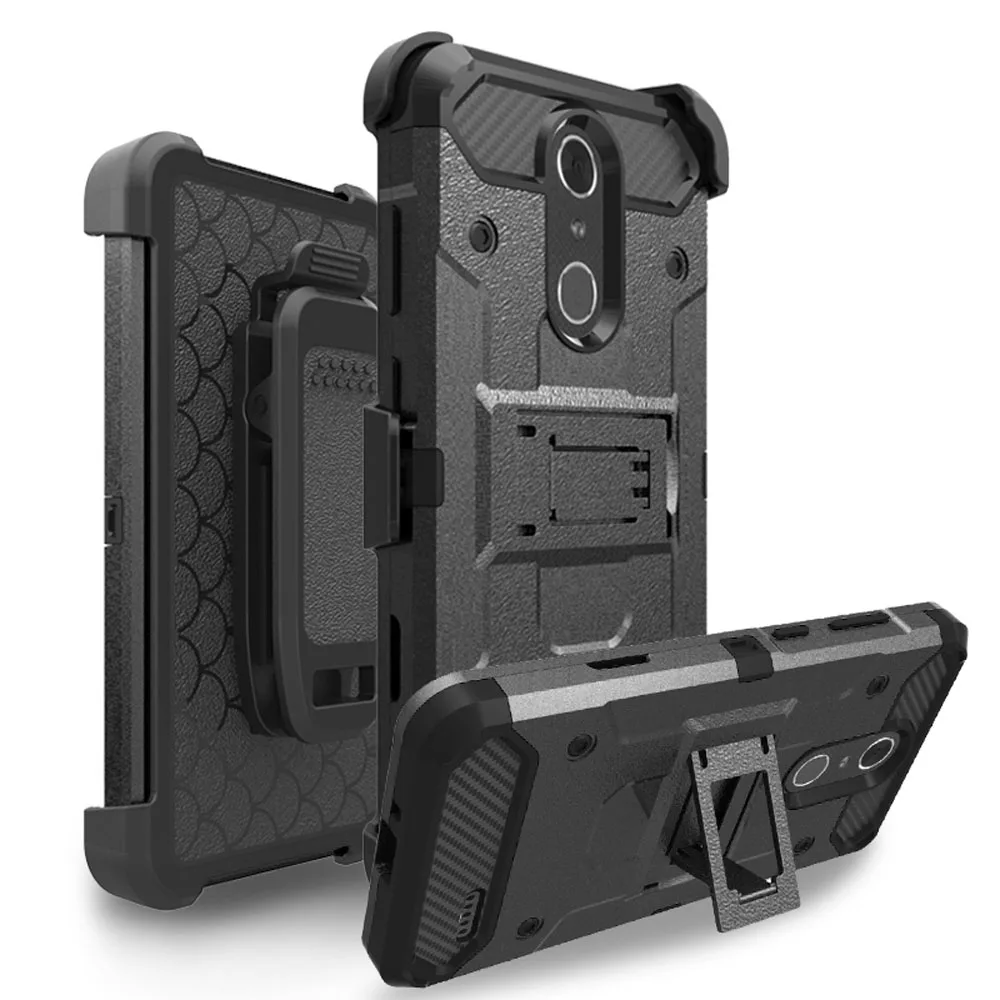 Гибридный прочный чехол для ZTE Grand X4 Heavy Duty защита от падения зажим ремня кобура Z956