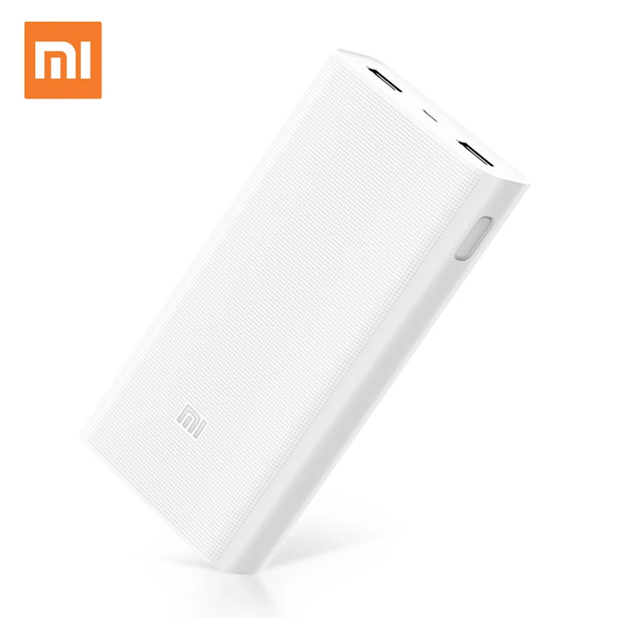 Оригинальный внешний аккумулятор Xiaomi Mi 20000 мАч 2C портативное зарядное устройство
