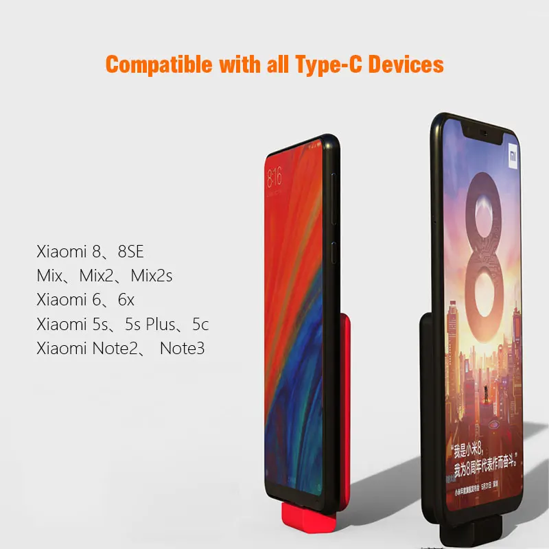 Type-C аккумулятор 4500 мАч портативная зарядка для Xiaomi Mi 9 SE чехол для зарядного устройства для Xiaomi Mi X 3 power Bank чехол для телефона
