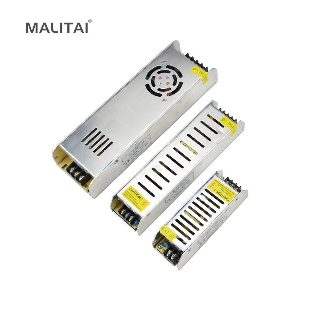 1 шт. светодиодный ленточный светильник 220 в перем. Тока на 12 В постоянного тока