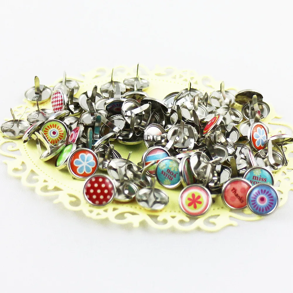 Каваи милый diy эпоксидный скрапбукинг украшения-брадсы ручной работы бумажный