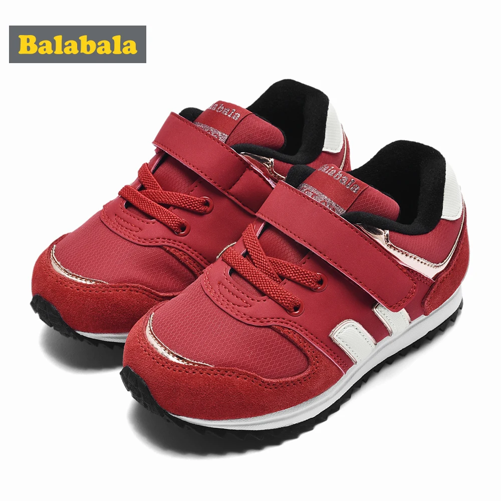 Balabala детская осенне зимняя модная обувь для девочек Повседневная дышащая