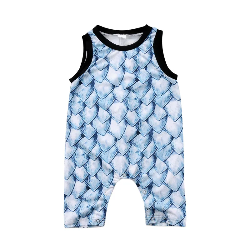Одежда для новорожденных детский ромпер с динозавром маленьких мальчиков и