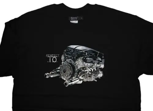 Футболка с немецким автомобилем M5 E60 Engine футболка уникального дизайна унисекс 2019