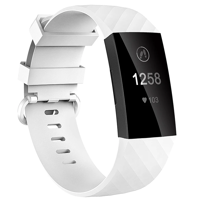 White Baaletc сменный ремешок для Fitbit Charge 3, смарт-аксессуары, браслет, ремешок для Fitbit Charge 3, браслет для Fit bit - Цвет: White