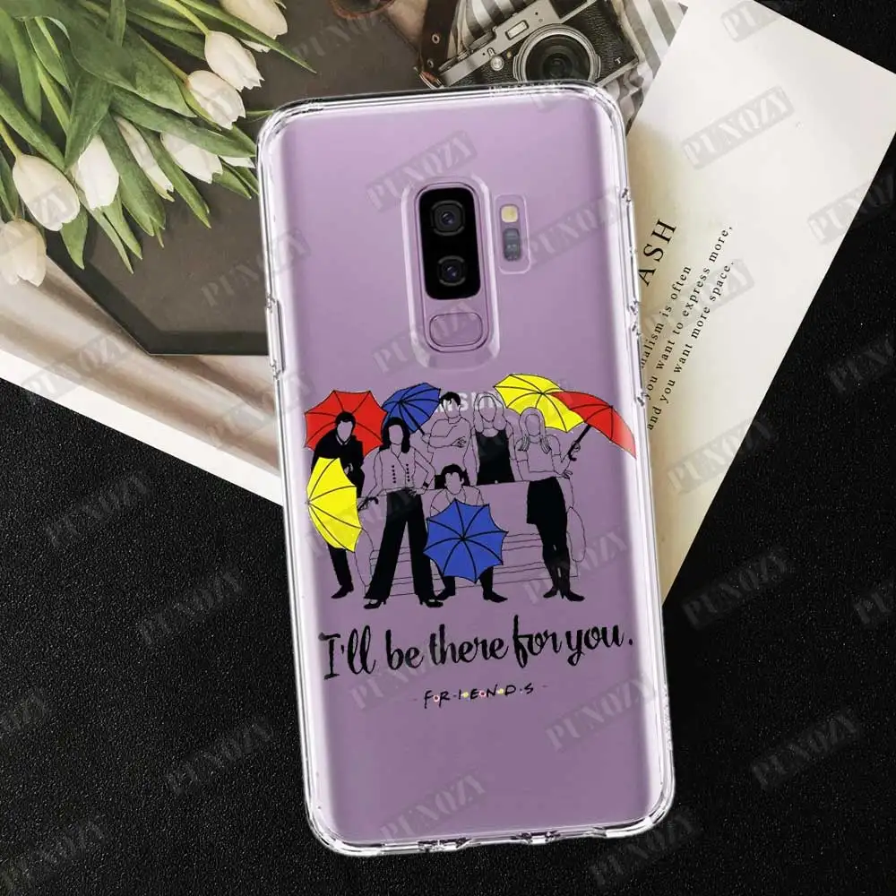 PUNQZY Friends ТВ шоу центральный PERK чехол для телефона для S10 S8 S9 Plus A50 A70 A30 S10E S7 супер кавычки Мягкий ТПУ Черный силиконовый чехол - Цвет: tpu A369