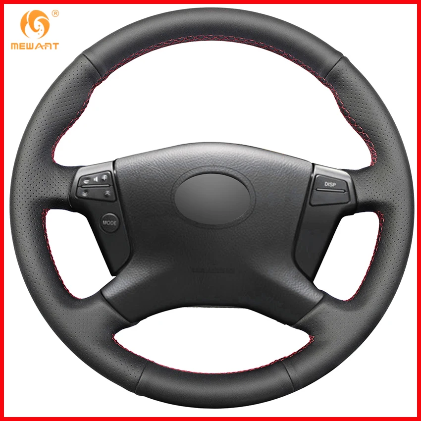 Искусственная кожа MEWANT черный цвет аксессуары для Toyota Avensis 2007 2006 2005 2004 2003 детали