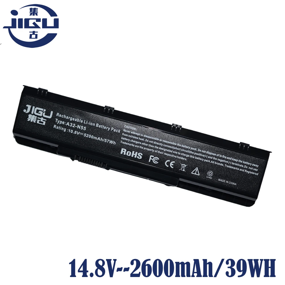 JIGU Аккумулятор для ноутбука Asus 6 ячеек A32-N45 07G016HY1875 N55SL N75 N75E N75S N75SF N55 | Компьютеры и