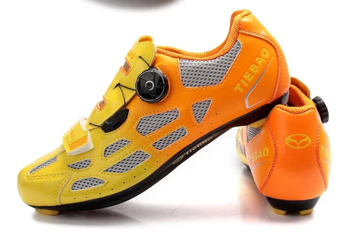 Кроссовки TIEBAO мужские для велоспорта самоблокирующиеся регулировка вращения