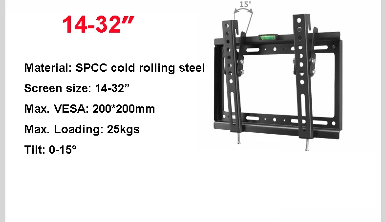 14 32 &quotTilt настенное крепление для ТВ|lcd lcd|holder monitorlcd monitor holder |