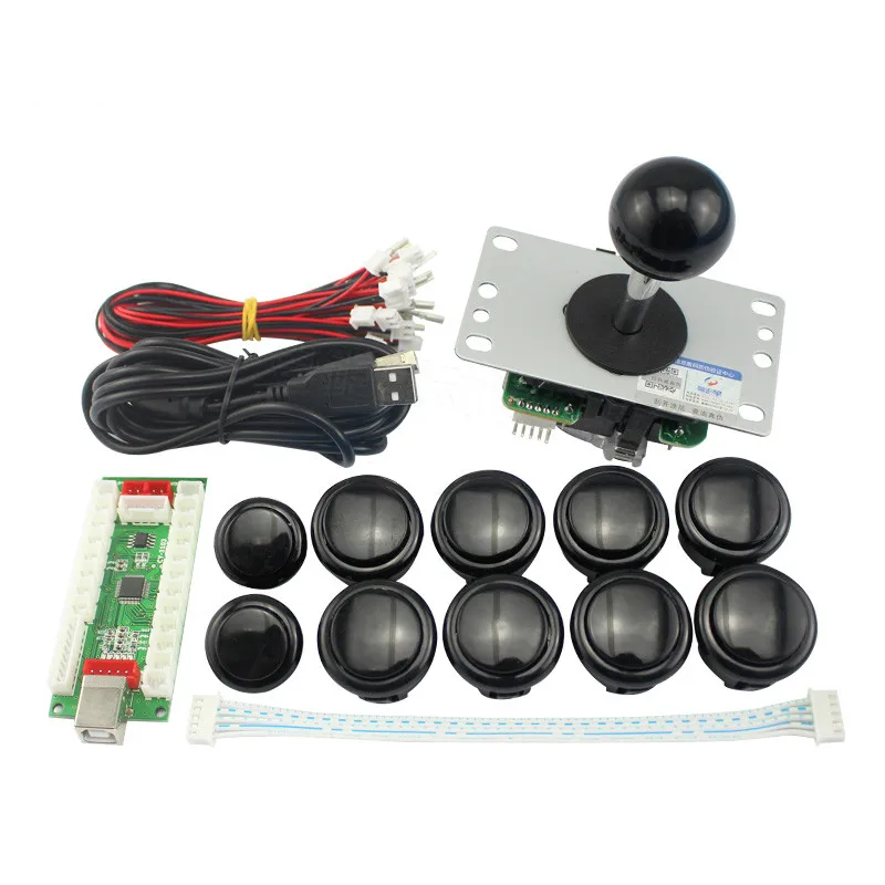 Аркадный джойстик DIY Kit Zero Delay Arcade USB энкодер для ПК arcadeджойстик кнопки Аркады