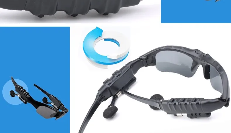 Bluetooth наушники, умные очки, гарнитура, носимое устройство, музыкальный плеер, Беспроводные солнцезащитные очки, наушники для всех смартфонов