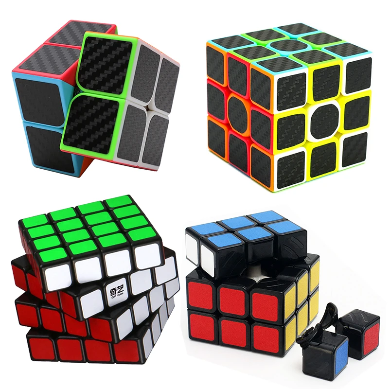 QiYi Профессиональный Кубик Рубика 2x2x2 3X3 4X4 Neo Cubo головоломка скоростной магический