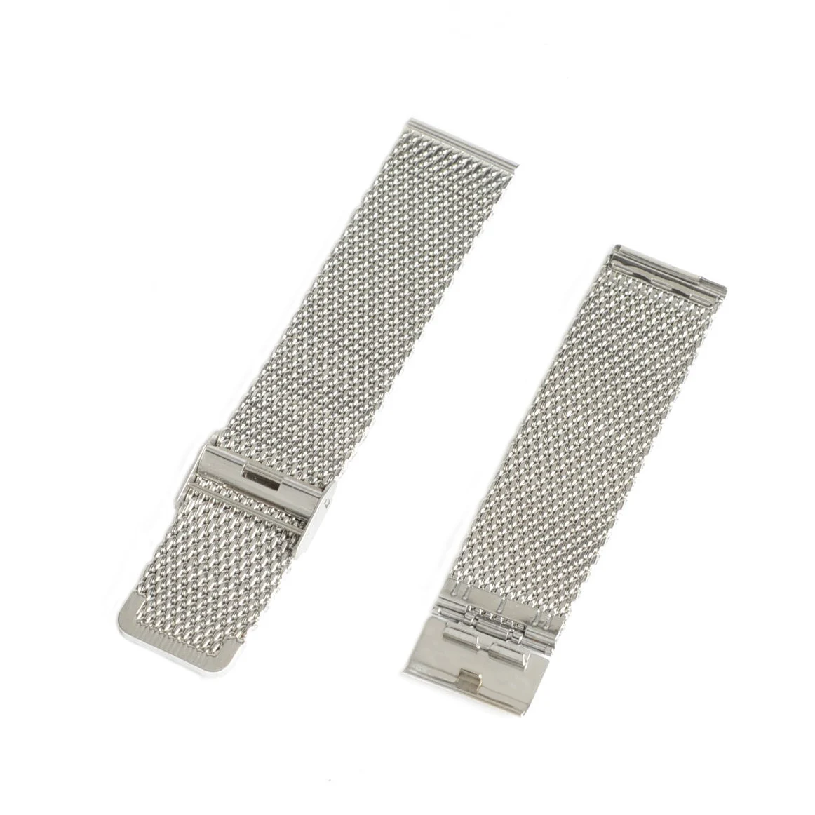 18 мм унисекс толстый сетчатый Браслет из нержавеющей стали для наручных часов