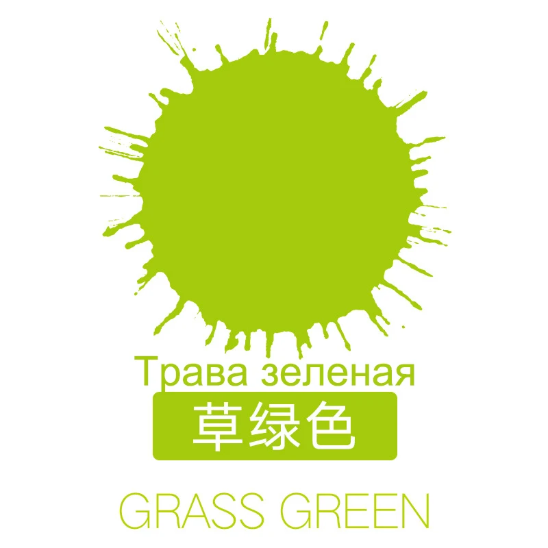grass green 5 мл пищевой красящий съедобный пигмент 24 пищевые цвета для конфеты Макаруны крем помадка окраска торт украшение выпечки Кондитерские инструменты - Цвет: grass green