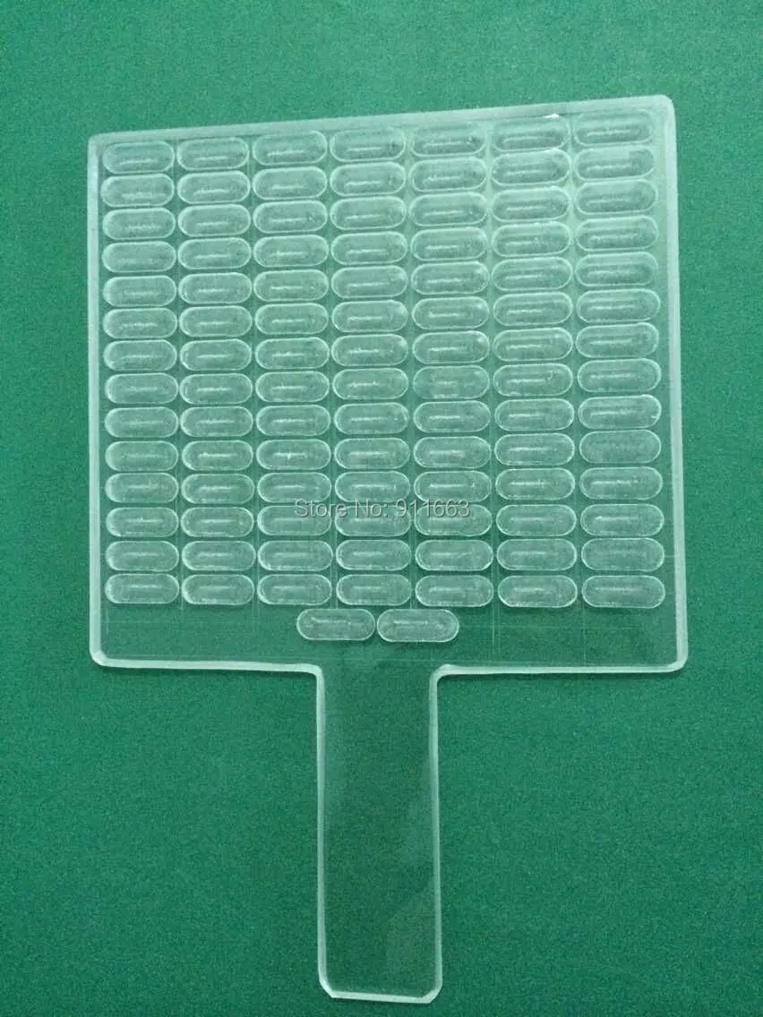 

4# capsule used,100 cavity plexiglass capsule counter,tablet counting,count board of manual capsule fillers