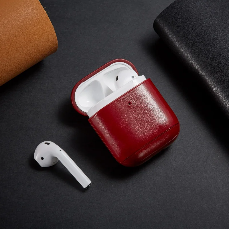 Чехол для наушников для Apple Airpod, аксессуары для AirPods, чехол, роскошный кожаный чехол для хранения, беспроводные наушники, ПУ+ PC чехол для зарядки