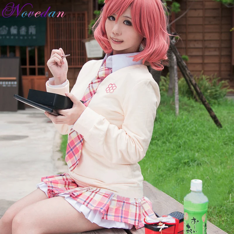 Noragami Ebisu Kofuku школьная форма специальные Аниме Косплей костюмы рубашка платье