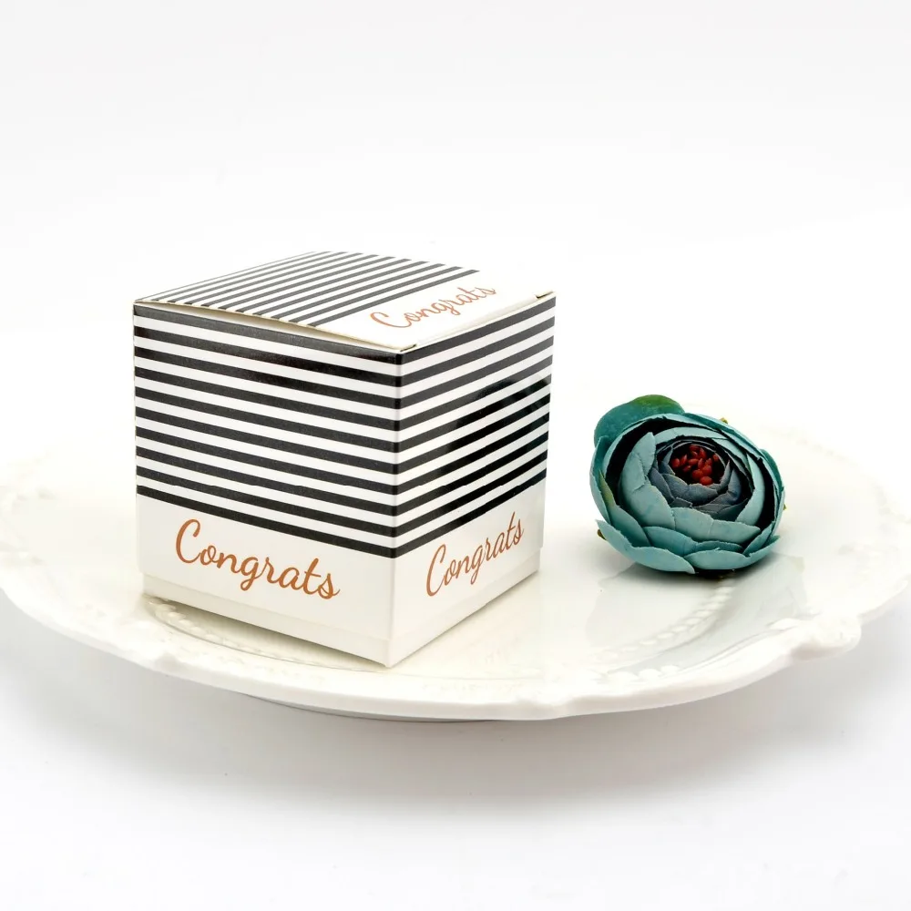 100 шт./лот Милая коробка для конфет мальчиков и детей крестины подарок на день