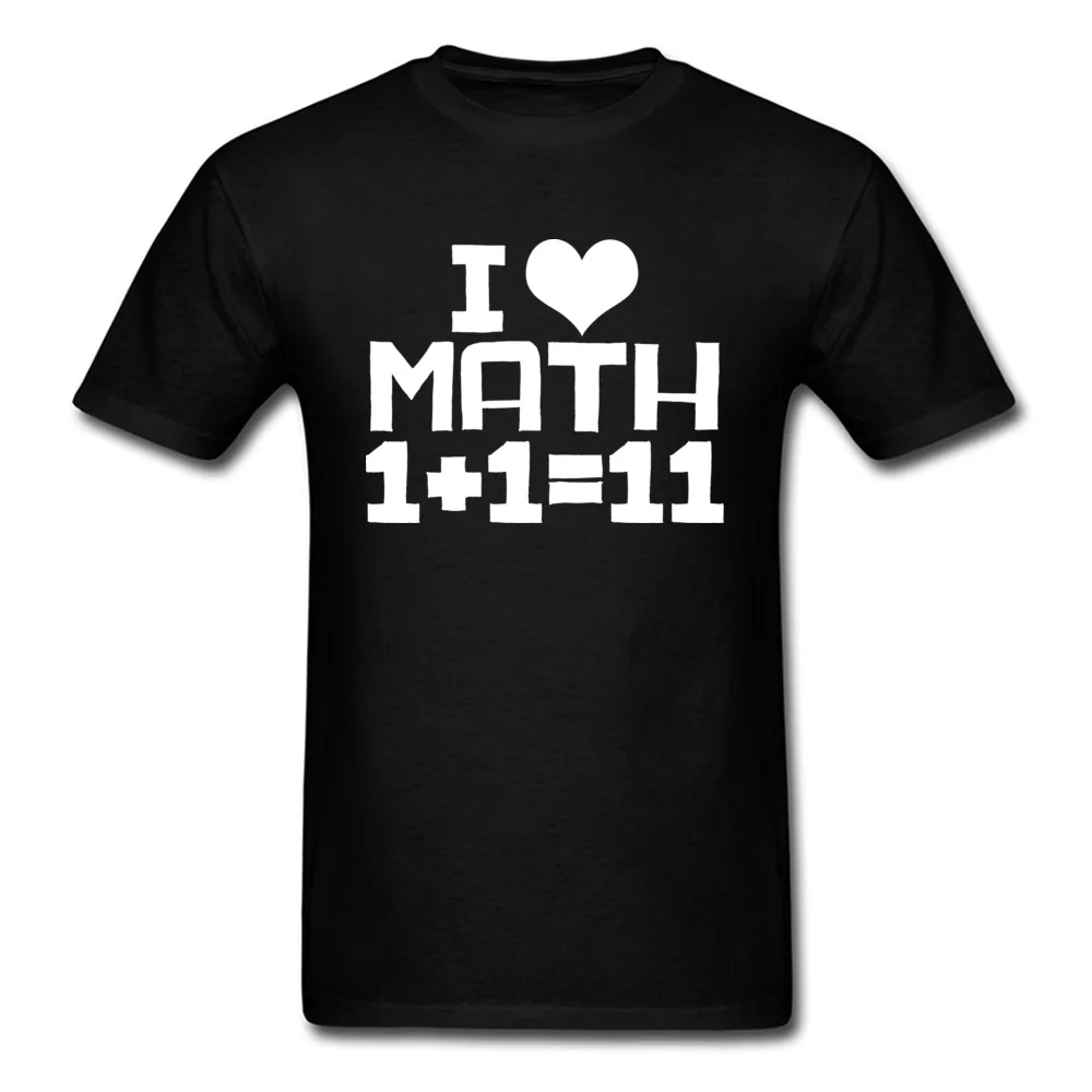 I LOVE MATH/Повседневные Топы И Футболки с коротким рукавом для мужчин 100% хлопок ткань
