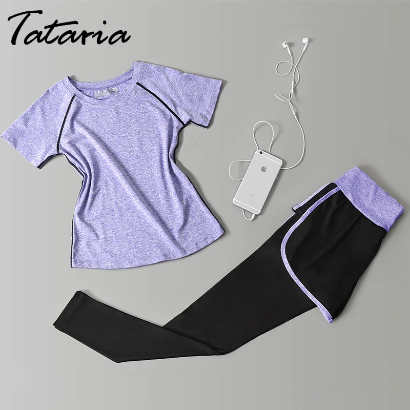 Женский спортивный костюм Tataria из 2 предметов спортивная одежда для фитнеса