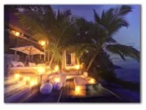 Светло-серый Светодиодные холсты живопись Maldives праздничный отдых с дачей морской пейзаж картина Настенный декор плакат и печать светильник большой размер - Цвет: Светло-серый