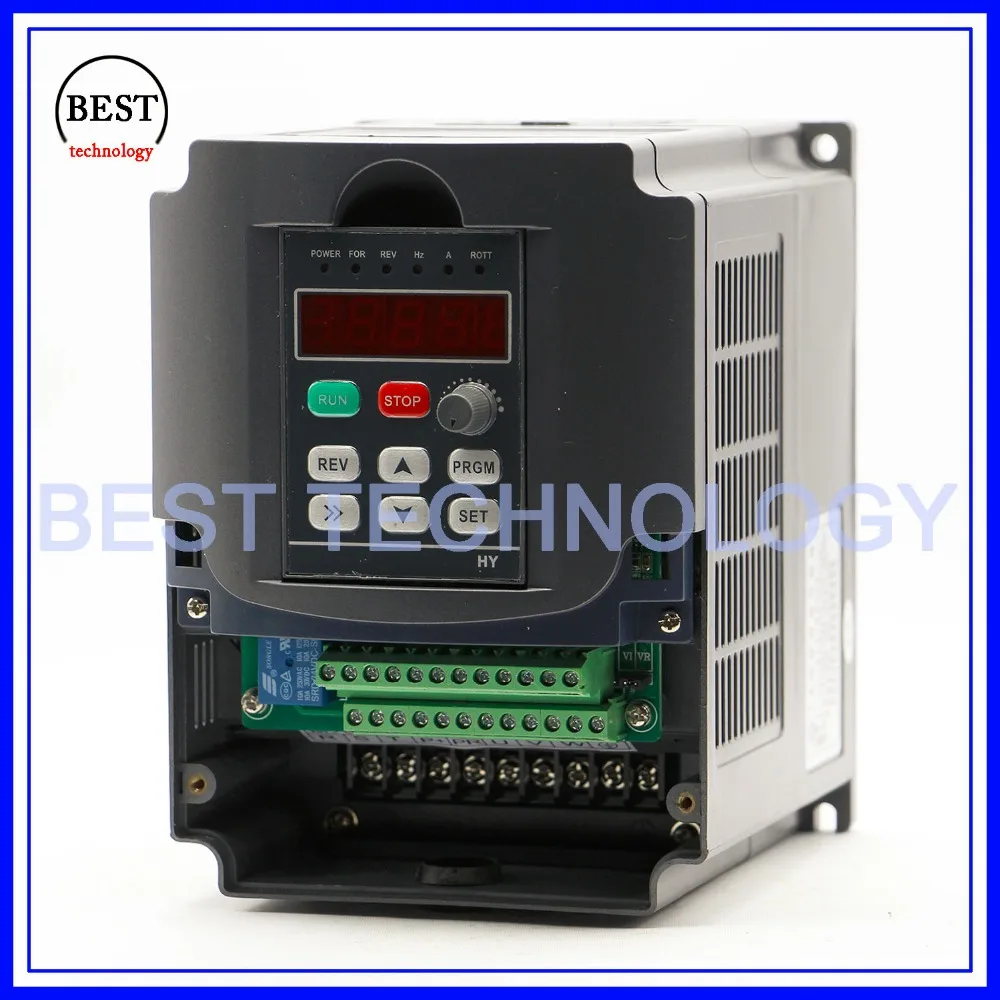 Инвертор с частотным приводом 110 в 2 кВт VFD/VFD 1 или 3HP В вход 3 hp110v выход для