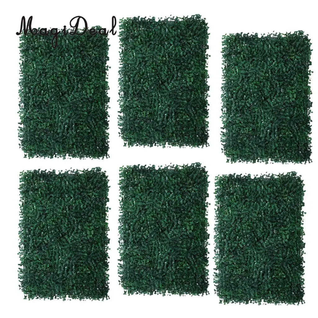 6 шт. настенные панели для украшения дома и сада|artificial foliage plants|artificial foliagedecorative grass |