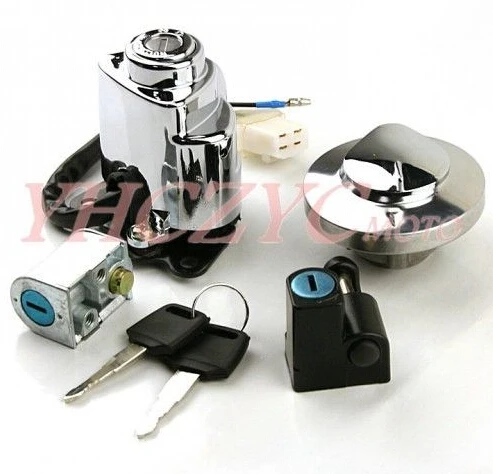 Переключатель зажигания газовая крышка шлем рулевой замок ключ для Honda VT250 / Magna 250
