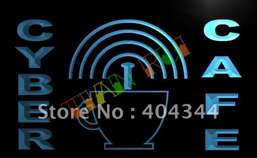 

LB332- Cyber Cafe Internet access Wi-Fi LED Neon Light Sign
