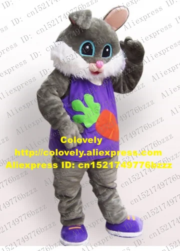Новый костюм кролика-редиса Жуков кролика Looney Tunes заяц Lepus Jackrabbit маскотт с