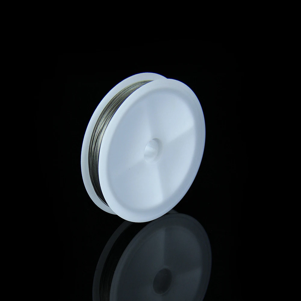 Продвижение 2 рулона/10 рулонов 0,5 мм хромированной нержавеющей стали проволока для декора штор/лампы аксессуары DIY металл