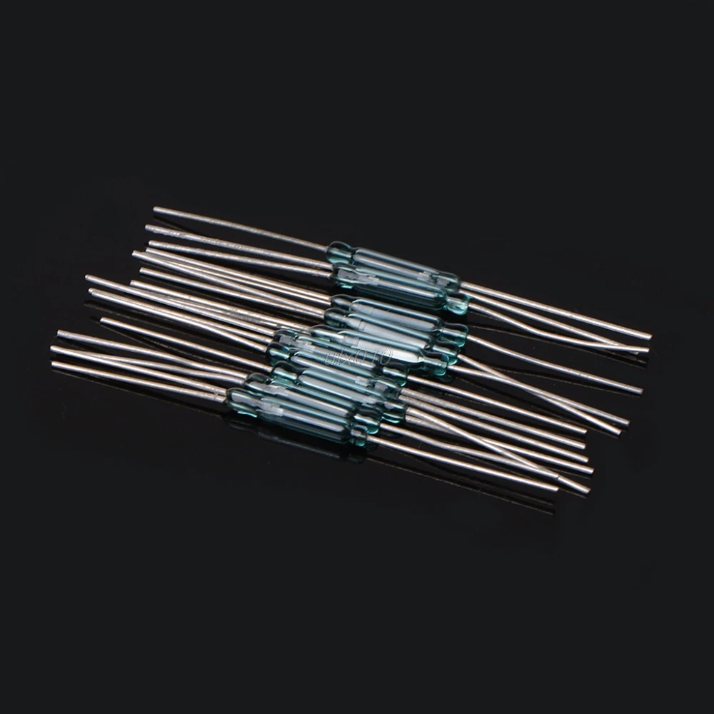 10 шт. 2.5x14мм 4 Вт 3 Pin стекло геркон реле магнитные переключатели N/O N/C SPDT S08 Оптовая и