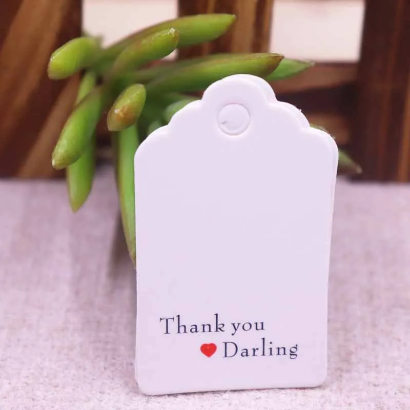 100 шт DIY любовь 3x5 см valentie тег милый маленький крафт/белый стрелы через сердце