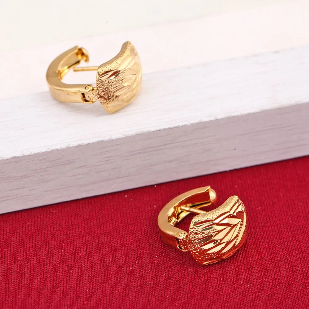 Золотые серьги с эфиопскими Америками и Канадой из Израиля в американском стиле