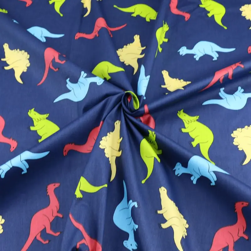 160 см * 50 хлопчатобумажная ткань мультфильм цветной динозавр младенческой